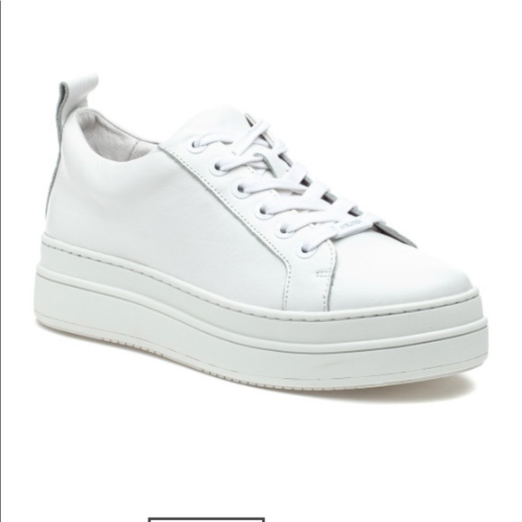 NWT J/SLIDES NOCA White Leather Sneaker - Picture 2 of 16